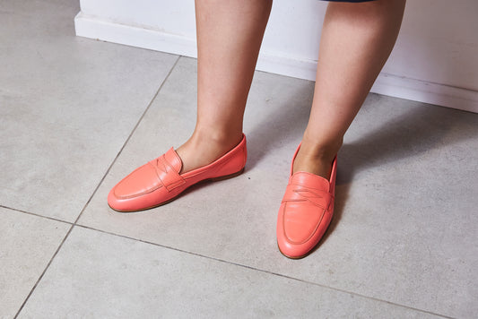 Don Louis Neon Pink Penny Loafer