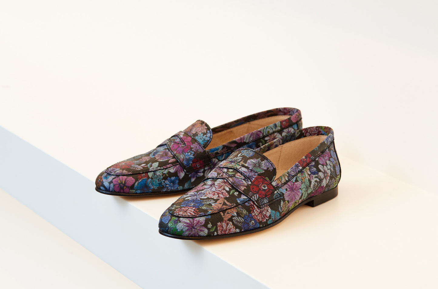 Hoo Floral Penny Loafer - Halo Shoes
