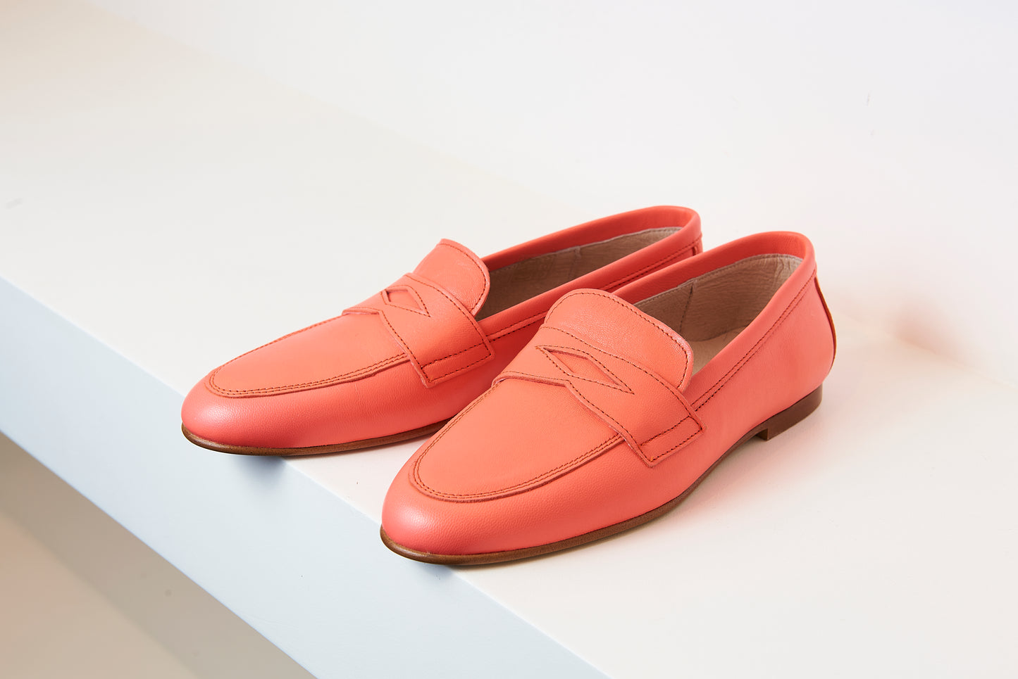 Don Louis Neon Pink Penny Loafer